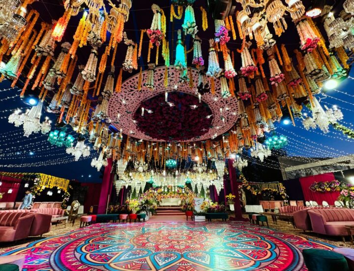 dance floor, hanging garden, events management company, a2z events solutions