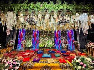 grand stage, stages designers, event decor, qawali stage