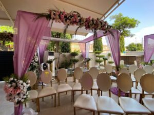 intimate setup, catering company, a2z events solutions, events management