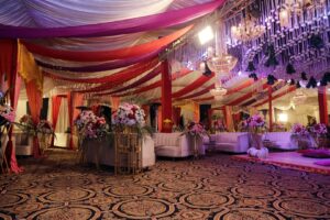 shendi decor, outdoor setup, seating arrangements, catering setup