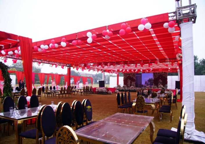 balloons decor, fine dining, head table, vip setup