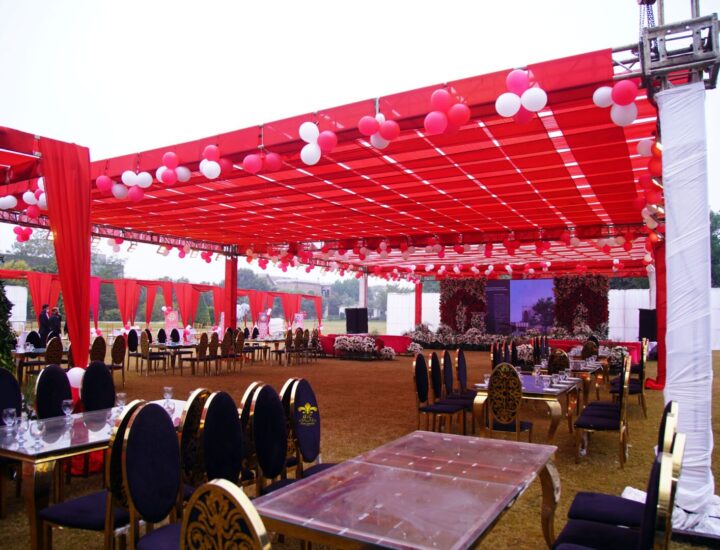 balloons decor, fine dining, head table, vip setup