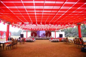 day-time-corporate-setup grand outdoor setup, thematic event, smd screen backdrop, corporate event