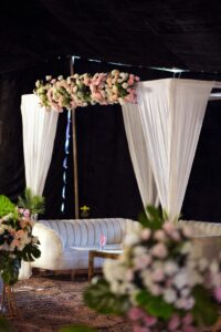 executive seating, catering setup, outdoor event, wedding caterers
