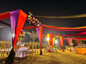colourful-mehndi-event-setup-and-decor catering setup, wedding caterers, food suppliers, wedding food service providers