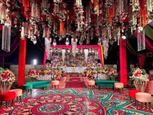 mehndi-setup-and-decor stage decor, mehndi stage, stages designers, wedding stage