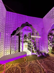 wedding designers, selfie corner, selfie booth, western theme