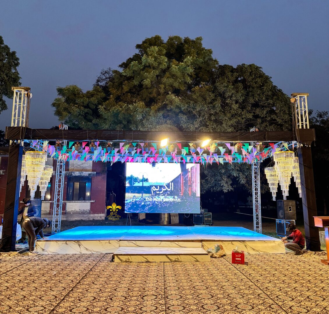 stages designers, corporate stage, smd screen backdrop, grand stage