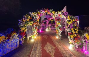 events designers, entrance decor, floral entrance, wedding planners