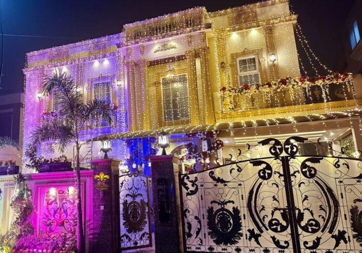 house light, wedding house light, customized light setup, customized lighting setup