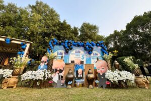 birthday-party-stage grand stage, baby boss stage decor, birthday bash stage, stages designers