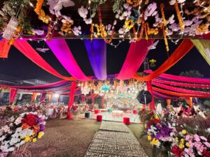a2z events solutions, wedding setup and decor, mehndi event decor, entrance setup