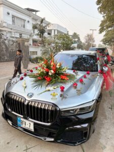 car decoration, floral decor, wedding management, wedding car decoration