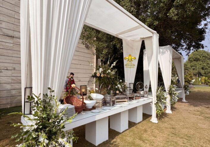caterers, food suppliers, gazebo, hut