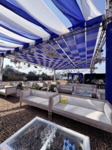 day time corporate event, executive sitting, dinner, a2z events solutions