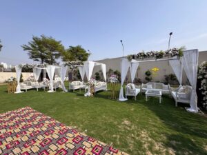intimate event, qabool hai ceremony, western theme, wedding designers