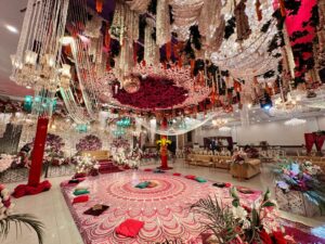 dance floor, hanging garden, wedding management, a2z events