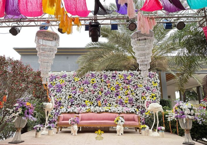 stage, backdrop, outdoor setup, event decorators