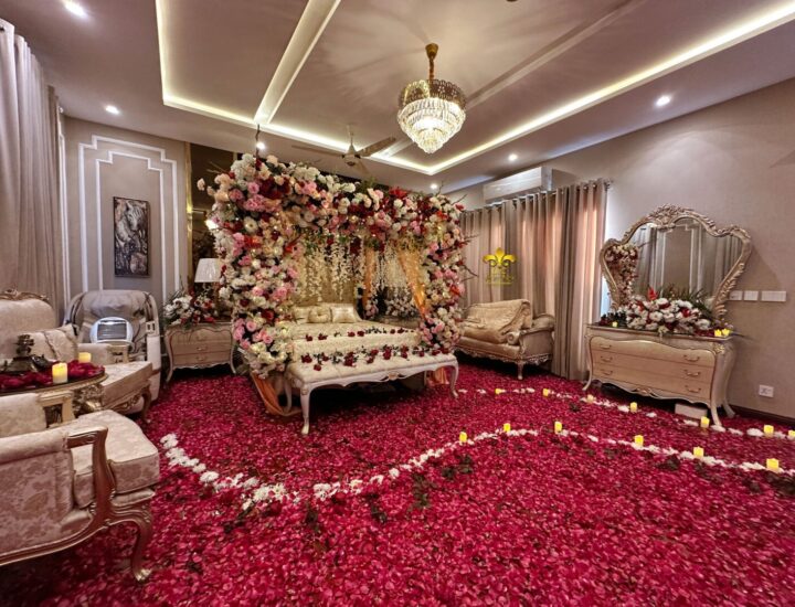 executive bridal room decorations, wedding planners, exclusive setup, masehri decor