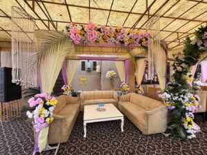 executive seating, wedding decorators, caterers, daytime event