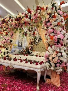 masehri-decor first night room decor, wedding designers, events management, floral decor