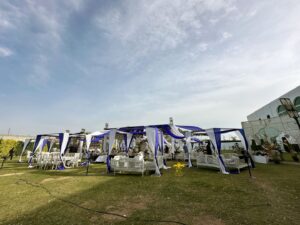 outdoor setup, wedding management, a2z events solutions, wedding designers