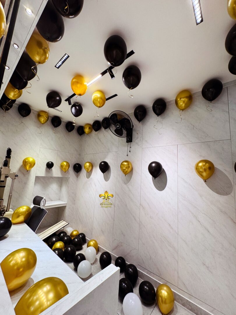 balloon decor, events management, a2z events solutions, area decor