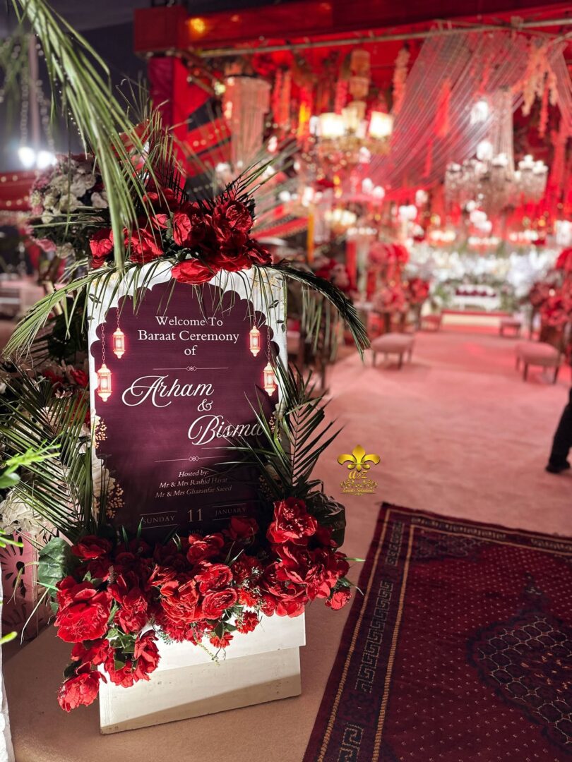 wedding ceremony, barat setup and decor
