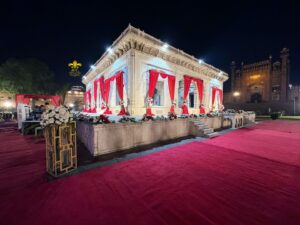 events-management-company events designers, themed setup, carpeting, open air event