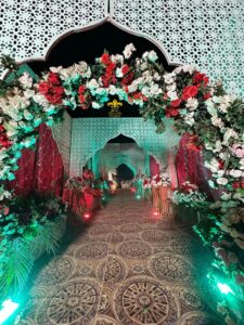 floral arches, arabian gazebos