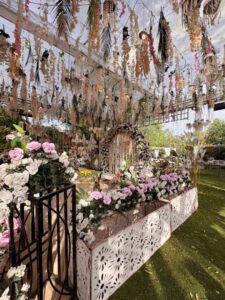 nikkah-wall hanging garden, events planners, nikkah wall, draping
