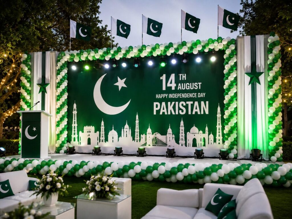 14 august decor decorations, independence day