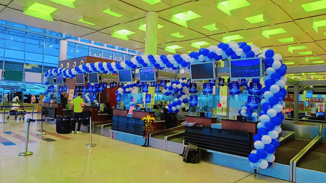 entrance decor, corporate event planners, company anniversary setup, hi tea