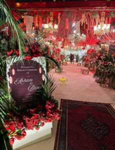 baraat-event-floral-decor canvas board, wedding management company, caterers, executive event