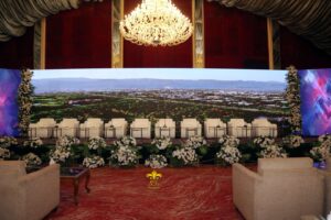 corporate-conference smd screen, panel discussion, seminar, grand stage