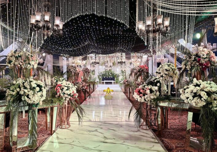 fairy lights decor, events planners, catering setup, wedding management
