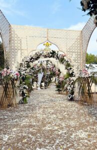 western style entrance, events management, wedding designers, destination wedding