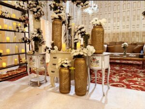 walkway setup, carpeted walkway, aesthetic decor, nikkah ceremony