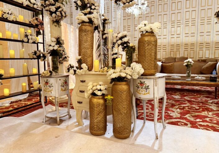 walkway setup, carpeted walkway, aesthetic decor, nikkah ceremony