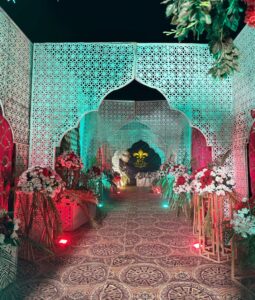 grand-wedding-entrance entrance tunnel, arabian gazebo, event planners, wedding management company