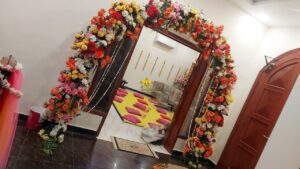 intimate-wedding home decor, intimate ceremony, wedding setup, dholki event