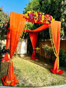 mayoun-setup open air decor, intimate event, dholki setup, events services