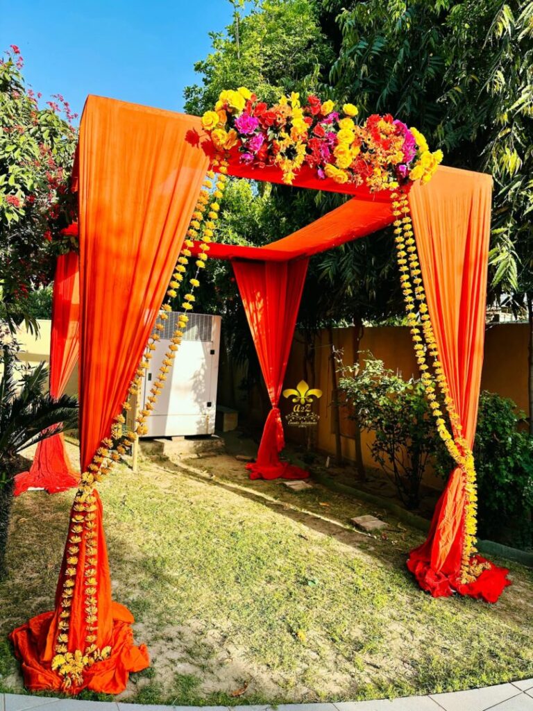 mayoun-setup open air decor, intimate event, dholki setup, events services