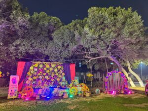 selfie corner, event designers, traditional setup, a2z events solutions