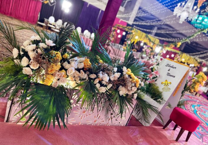 grand wedding, event decor, mehndi setup, events services