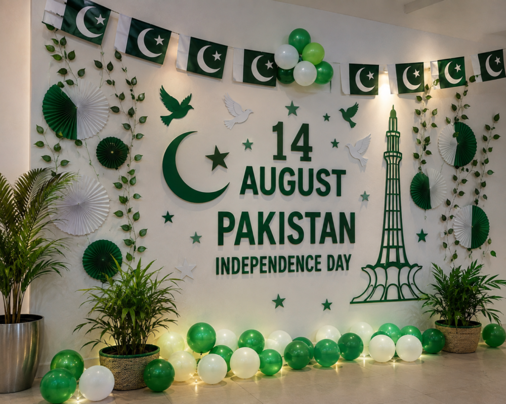 independence day, event planner decor, theme design