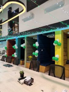 balloons-decor events planners, pakistan day, office decor, interior designers