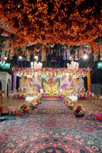 hanging garden, walkway setup