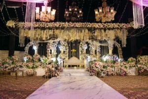grand-walima-stage-decor reception stage, stages designers, wedding stage, stage decor