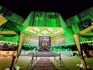 fairy lights decor, themed setup, company event, events management